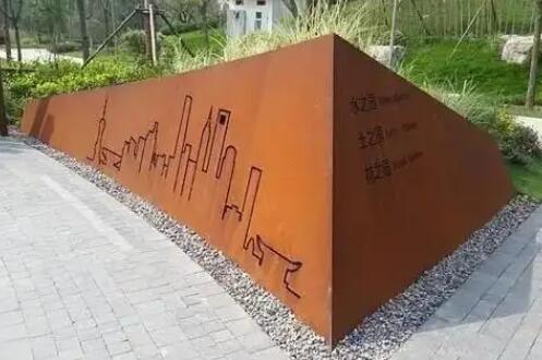 张掖耐候钢挡土墙